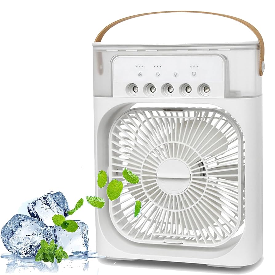 ABANICO/ MINI VENTILADOR DE AIRE CON HUMIFICADOR