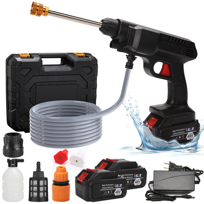 PISTOLA HIDROLAVADORA 2 BATERIAS 48V y 24V