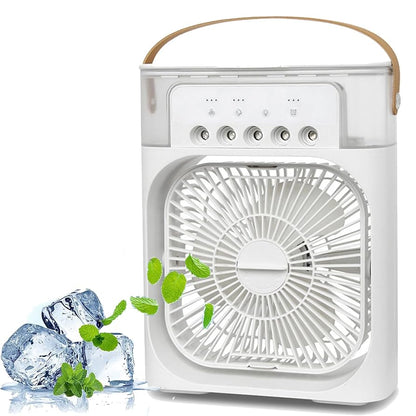 ABANICO/ MINI VENTILADOR DE AIRE CON HUMIFICADOR